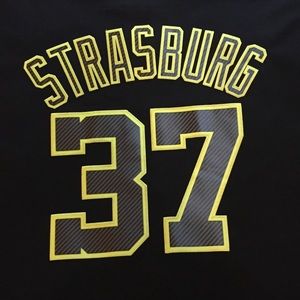 Majestic Washington Nationals Stephen Strasburg 37